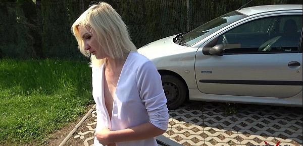  Blondie Used as a Pick Up Slut and Left Naked on the Street